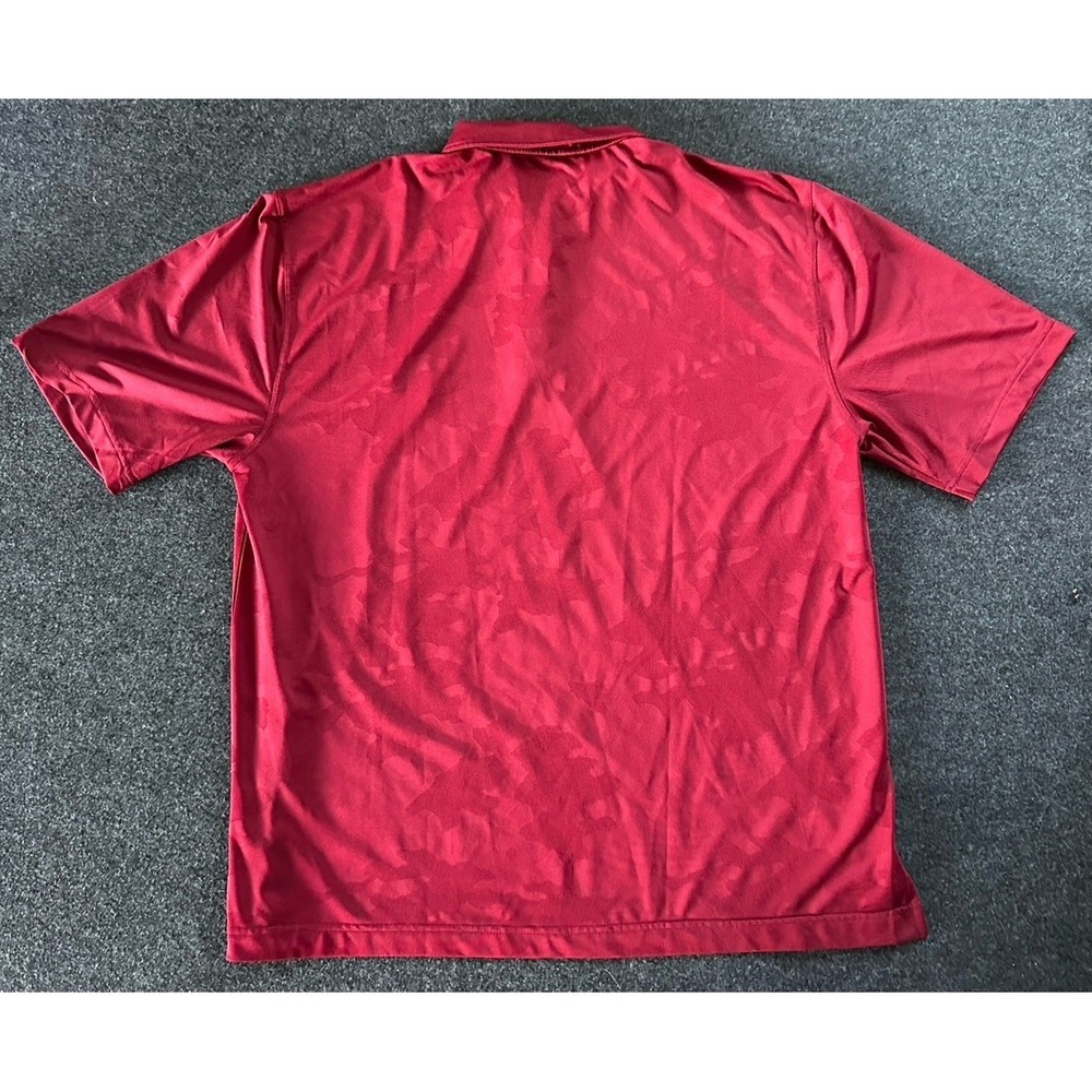 Monterey Club Moisture Wicking Dry Swing+WAIKOLOA Golf Mens Red Polo shirt XXL - Picture 3 of 7